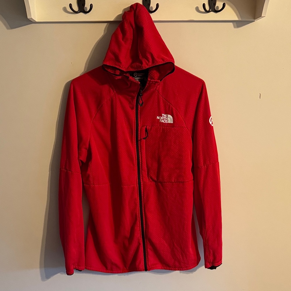 The North Face Woman’s Vibrant Red Summit Series hooded jacket